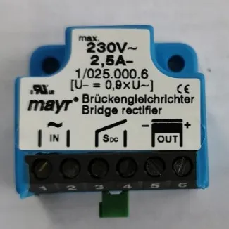 Mayr likriktare 1/025.000.6