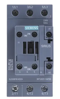 Siemens kontaktor 3RT2037-1AP00